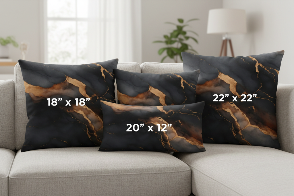 Decorative Pillow Case - Soft Polyester Pillowcase with Hidden Zipper