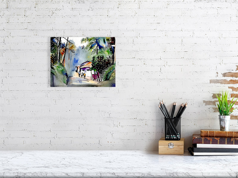 Watercolor Fine Art Print, Nature Decor, Home Gallery Wall, Boho Aesthetic, Gift for Art Lovers