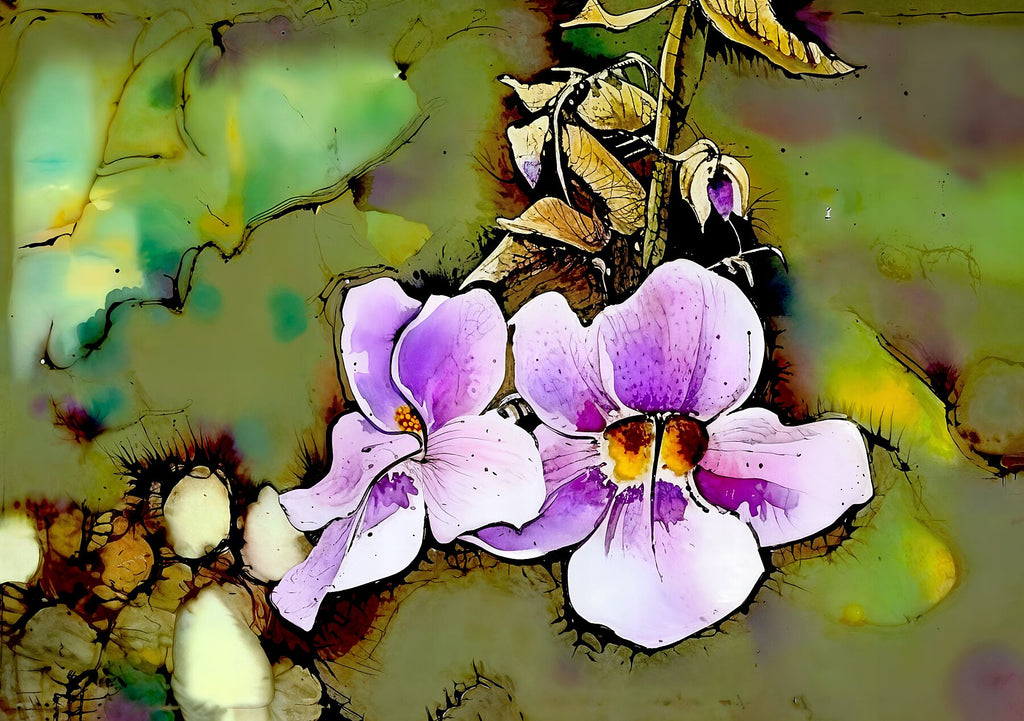 Floral Fine Art Print, Botanical Wall Decor, Home Gallery Artwork, Elegant Flower Design, Perfect Gift for Nature Lovers