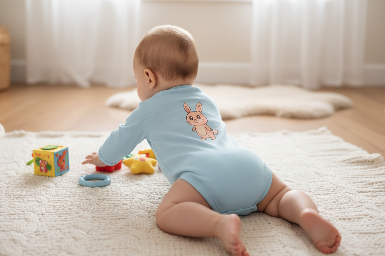Cute Bunny Infant Bodysuit | Baby Shower Gift, Newborn Outfit, Toddler Clothing, Cute as Can Be, Spring Clothing