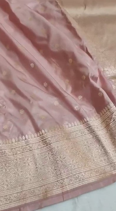 Beautiful Banarasi Handwoven Pure Katan Silk Handloom Saree