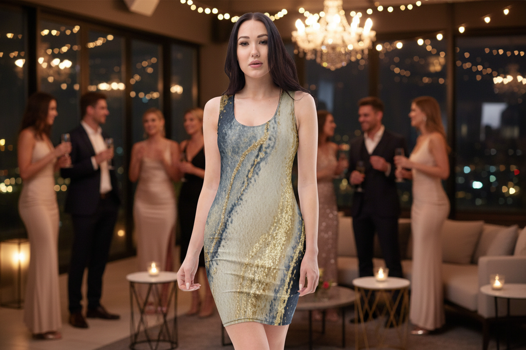 Bodycon Dress - Flattering Figure-Hugging Women's Dress