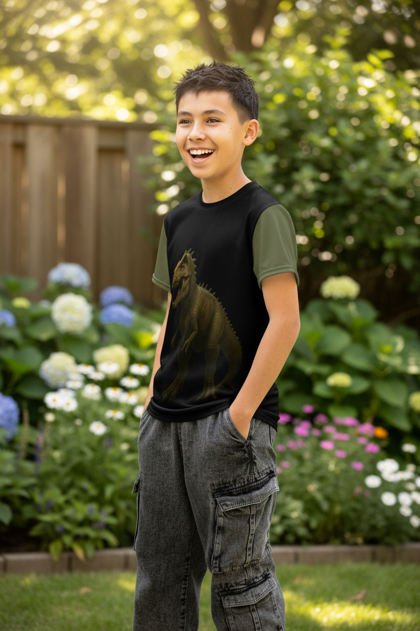 Youth Cotton Crew Neck T-Shirt | Soft Kids Tee | Comfortable Everyday Wear