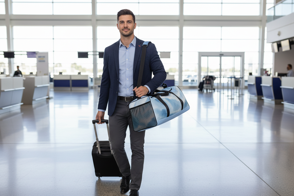 Duffle Bag - Spacious Travel & Gym Bag with Multiple Pockets