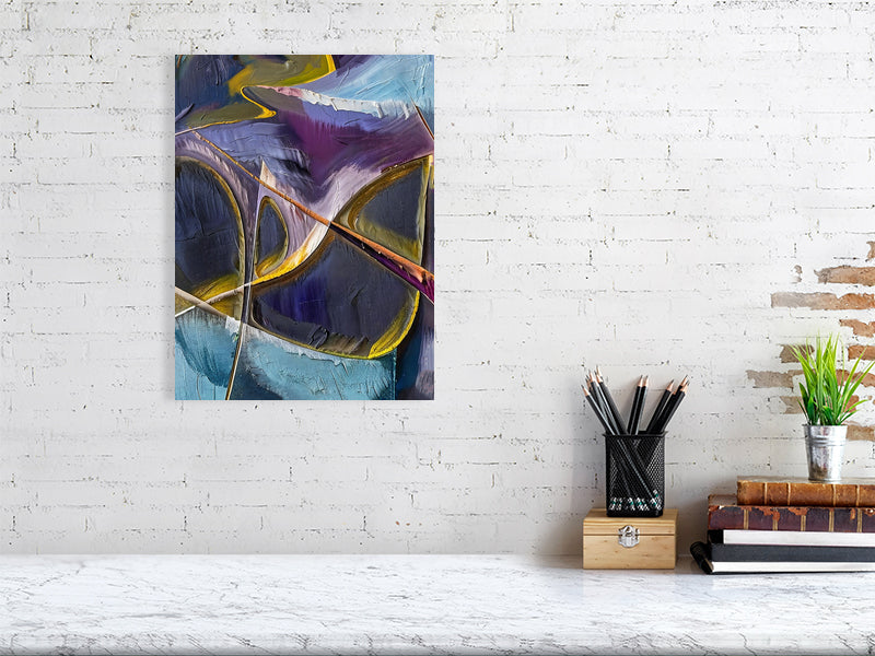 Colorful Abstract Canvas Wall Art, Modern Home Decor, Vibrant Wall Painting, Gift for Art Lovers, Unique Room Accent