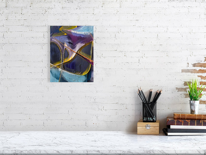 Colorful Abstract Canvas Wall Art, Modern Home Decor, Vibrant Wall Painting, Gift for Art Lovers, Unique Room Accent