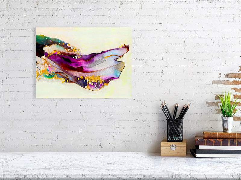 Elegant Abstract Fluid Fine Art Print, Modern Home Décor, Wall Art, Colorful Artwork, Gift for Art Lovers, Unique Home Accent