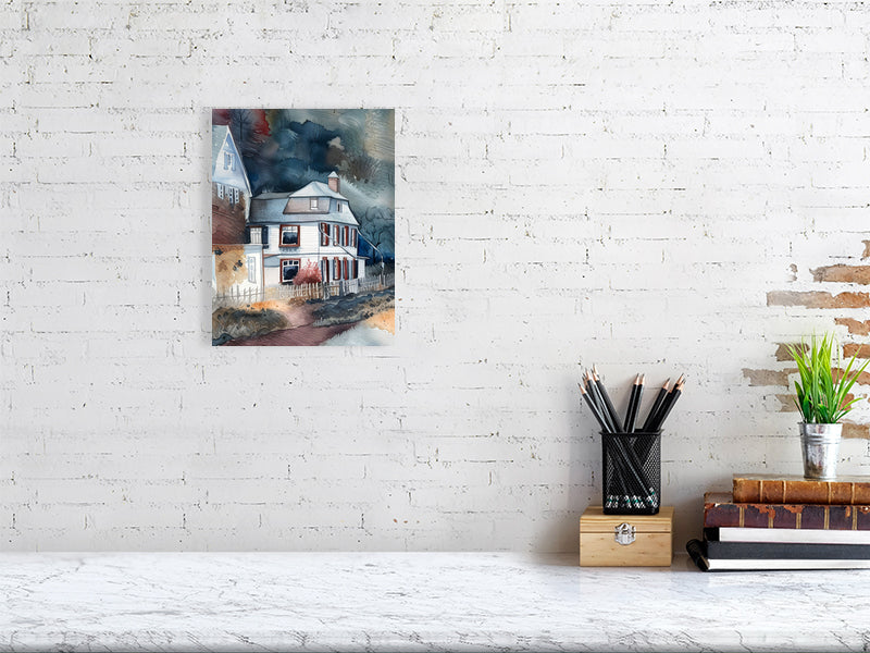 Fine Art Print of Cozy Cottage, Wall Decor, Home Aesthetic, Housewarming Gift, Nature Scene, Cozy Atmosphere, Living Room