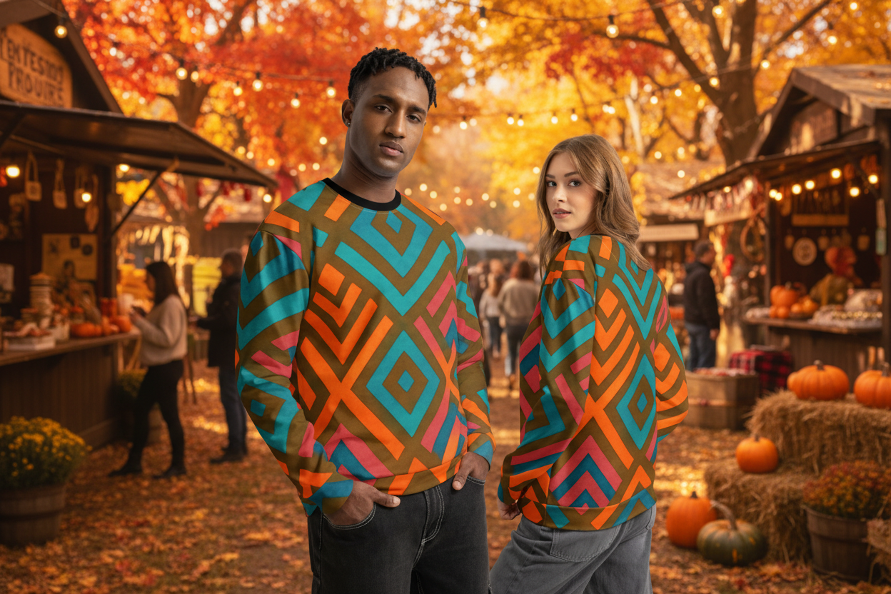 Unisex Cotton Sweatshirt - Cozy Everyday Pullover for Men & Women