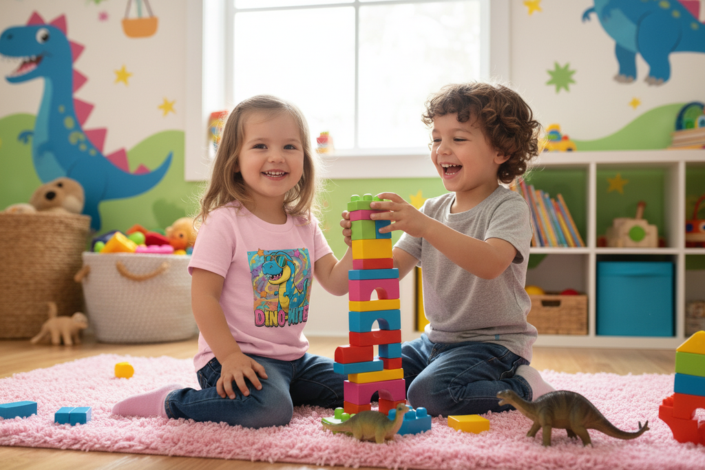 Dino-Mite Kids T-Shirt | Fun Dinosaur Youth Tee