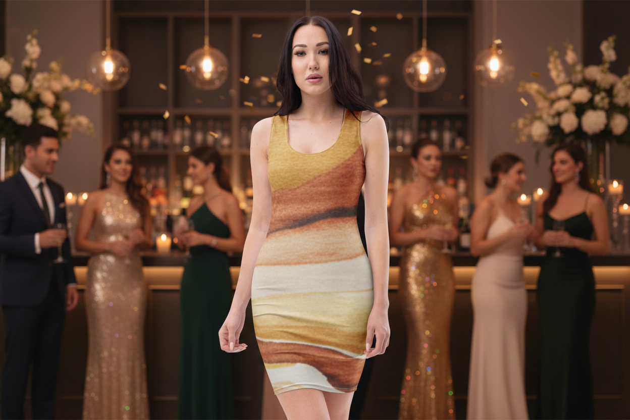 Bodycon Dress - Flattering Figure-Hugging Women's Dress