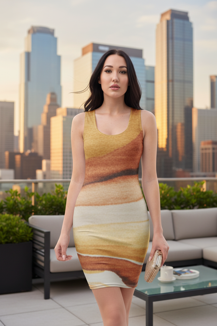 Bodycon Dress - Flattering Figure-Hugging Women's Dress