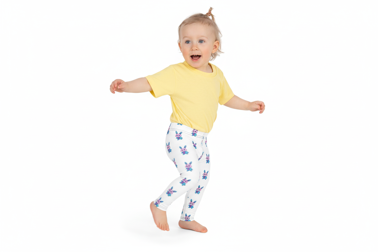 Kid's Leggings - Soft Stretchy Comfortable Pants for Active Kids