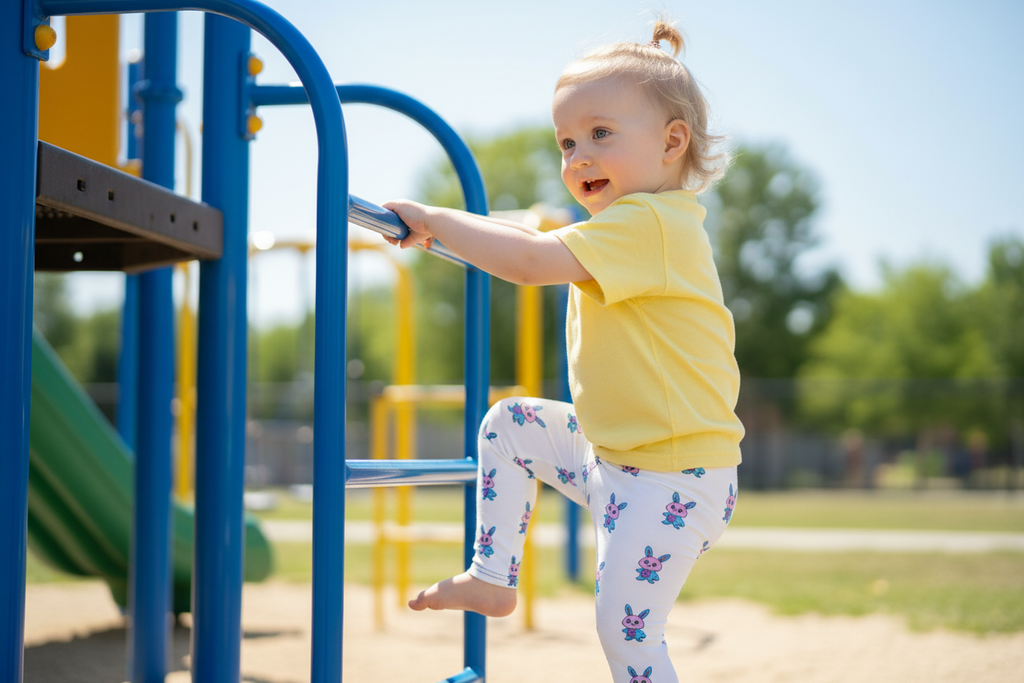 Kid's Leggings - Soft Stretchy Comfortable Pants for Active Kids