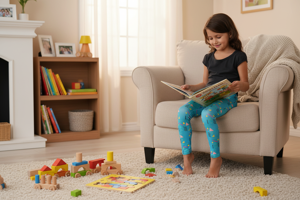 Kids Leggings | Soft Stretchy Comfortable | Active Play & Everyday Wear