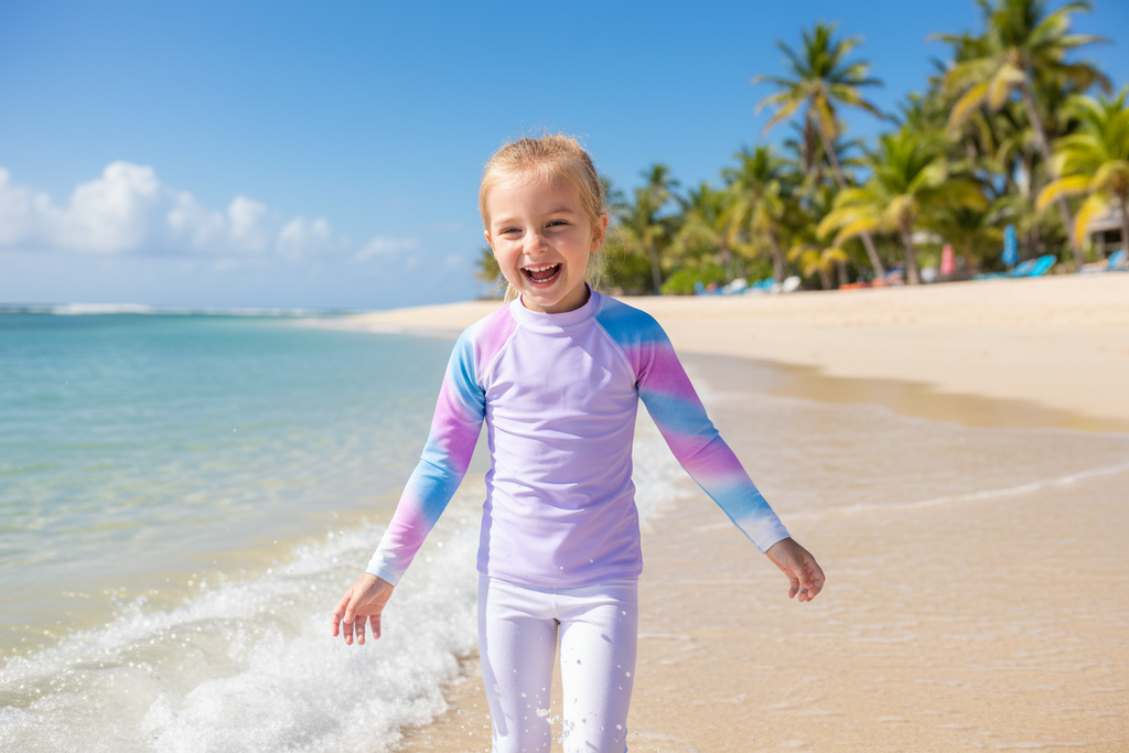 Kids Rash Guard - UV Sun Protection Swimwear for Children