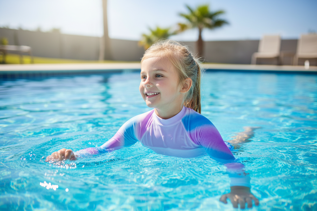 Kids Rash Guard - UV Sun Protection Swimwear for Children
