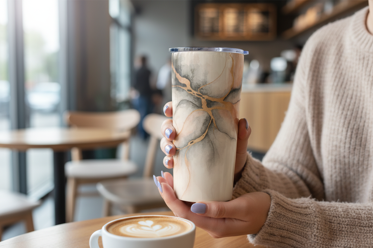 20oz Insulated Tumbler - Double-Wall Stainless Steel