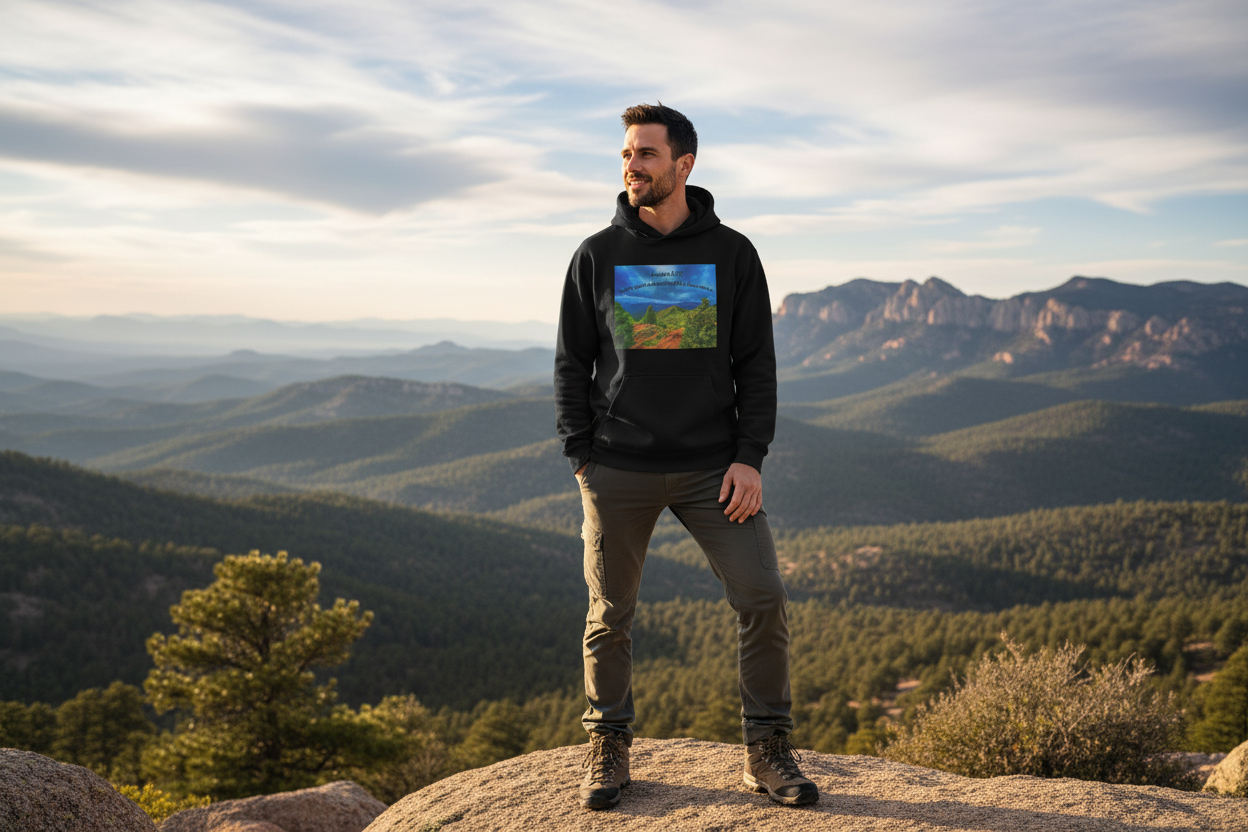 Men's Box Hoodie - Relaxed Fit Oversized Hoodie for Men