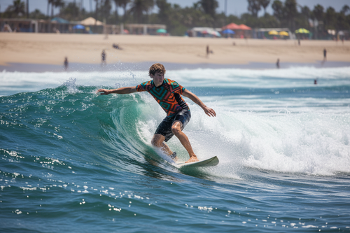 All-Over Print Men's Rash Guard | UPF 50+ Sun Protection | Quick-Dry Swimwear