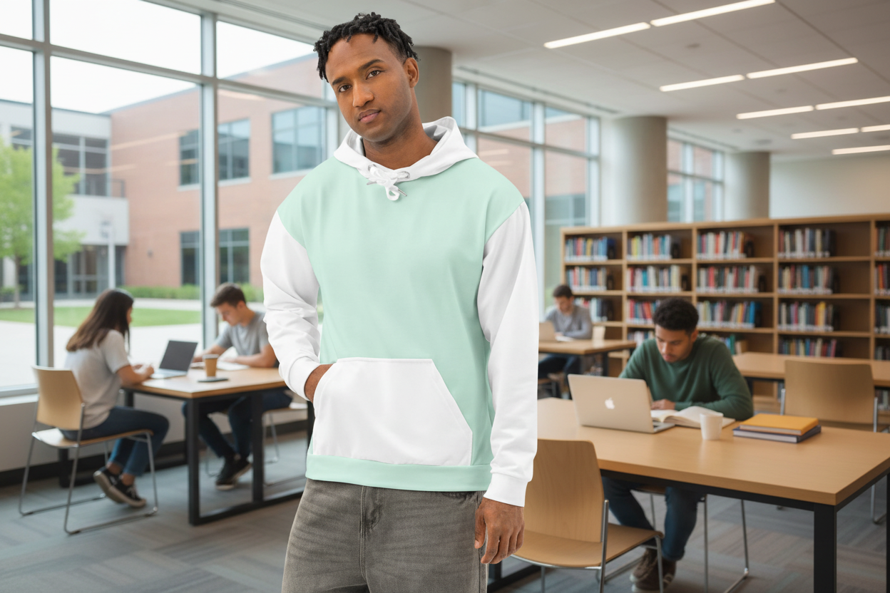 Unisex Cotton Hoodie - Premium All-Over Print Hoodie for Men & Women
