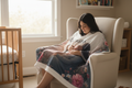 New Mama Throw Blanket - Floral Nursery Gift for New Mothers