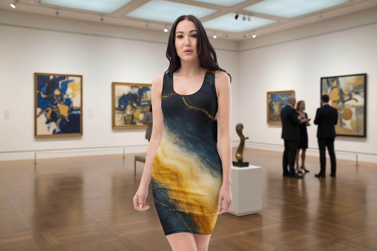 Bodycon Dress - Flattering Figure-Hugging Women's Dress