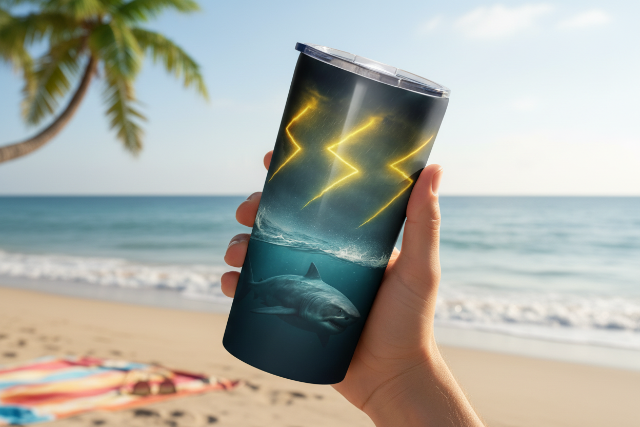 20oz Tapered Stainless Steel Tumbler - Insulated Travel Cup