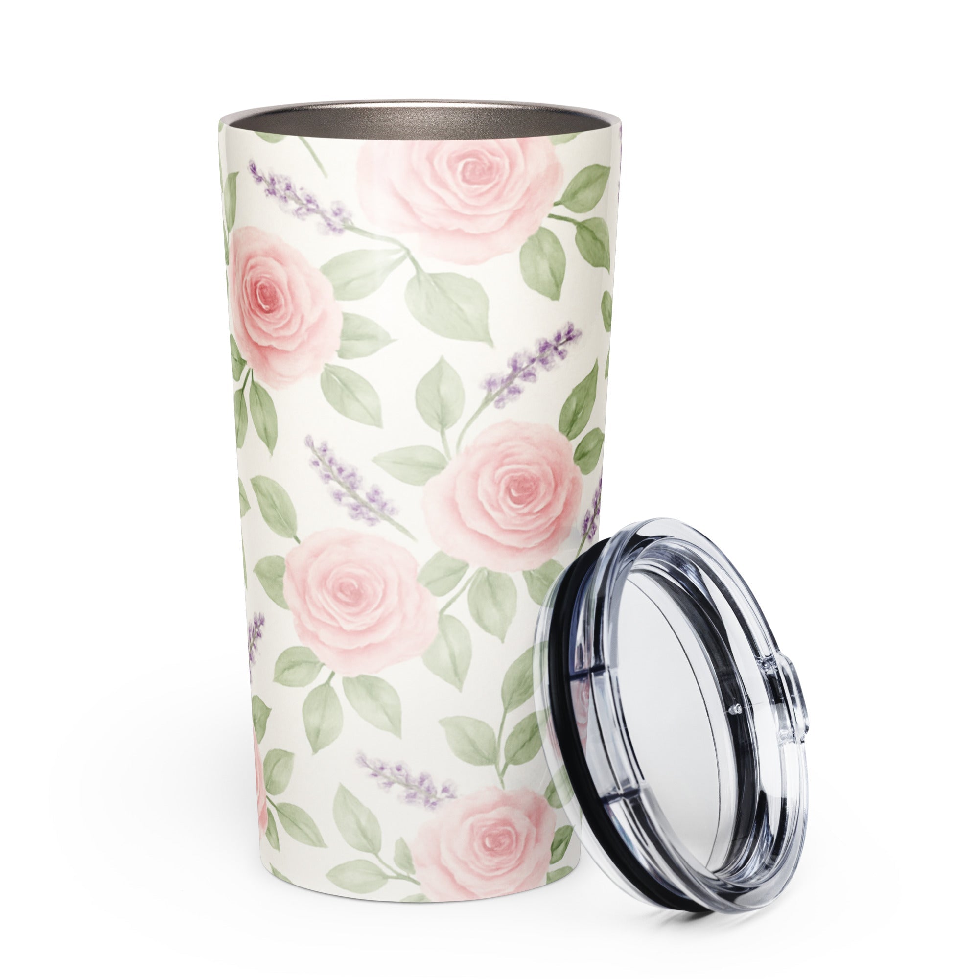 Inspirational Floral Tumbler | 20oz Stainless Steel | Double-Wall Insulated