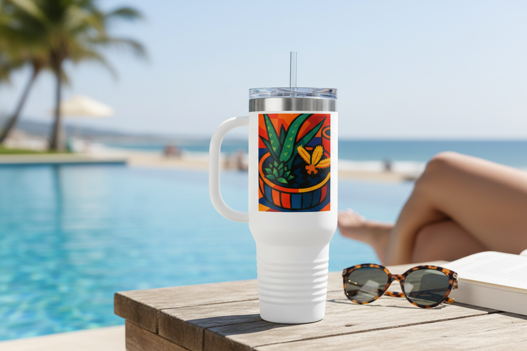 40oz Insulated Travel Mug - Eco-Friendly Leak-Proof Coffee Tumbler