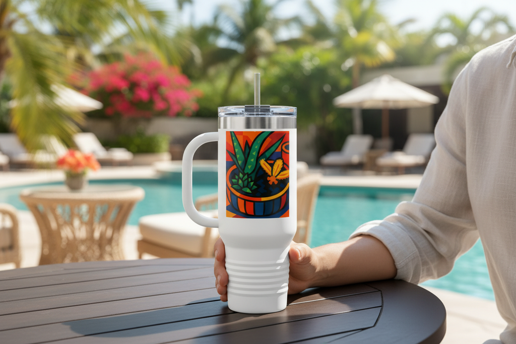 40oz Insulated Travel Mug - Eco-Friendly Leak-Proof Coffee Tumbler