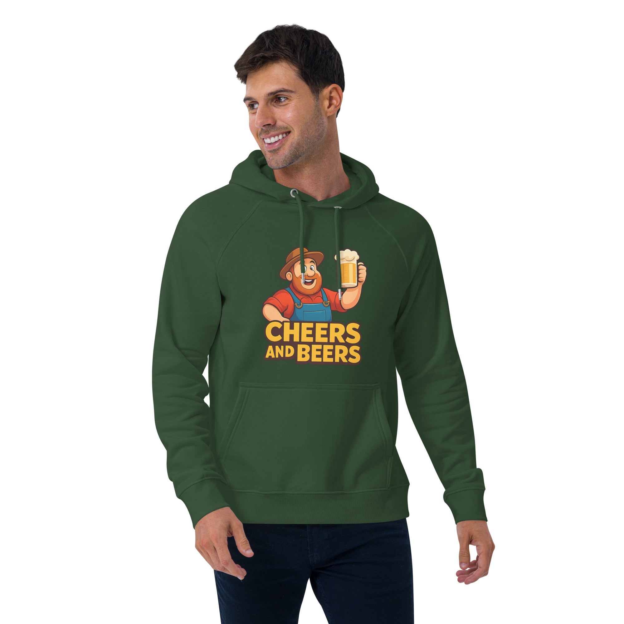 Unisex Eco Raglan Hoodie | Sustainable Soft Hoodie | Comfortable Layering
