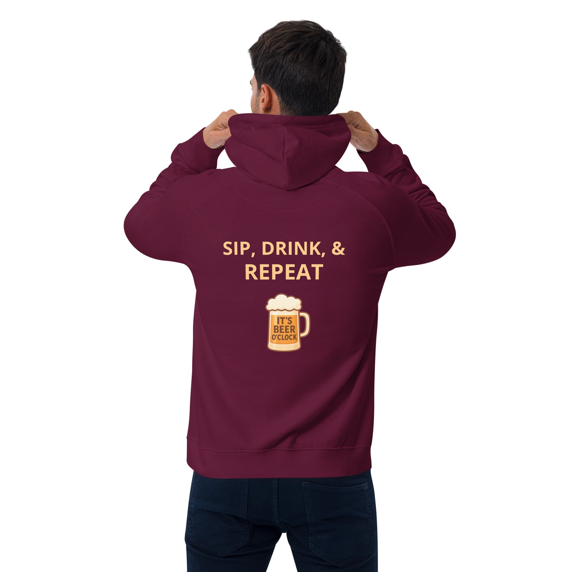 Unisex Eco Raglan Hoodie | Sustainable Soft Hoodie | Comfortable Layering