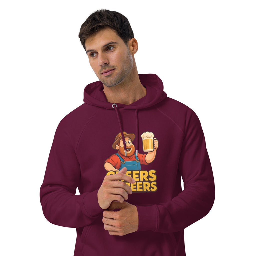 Unisex Eco Raglan Hoodie | Sustainable Soft Hoodie | Comfortable Layering
