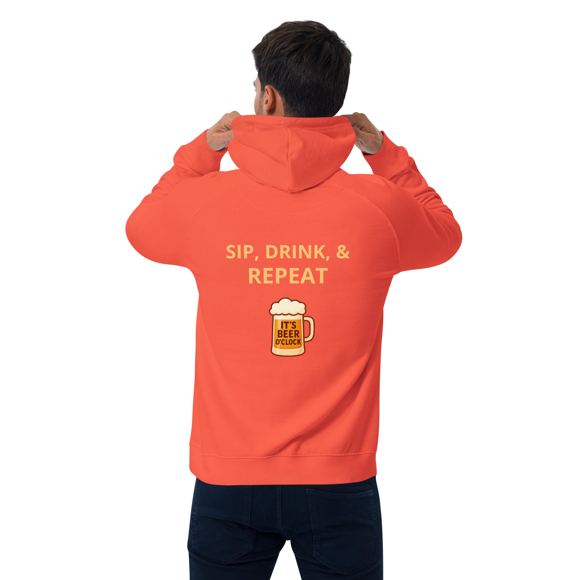 Unisex Eco Raglan Hoodie | Sustainable Soft Hoodie | Comfortable Layering