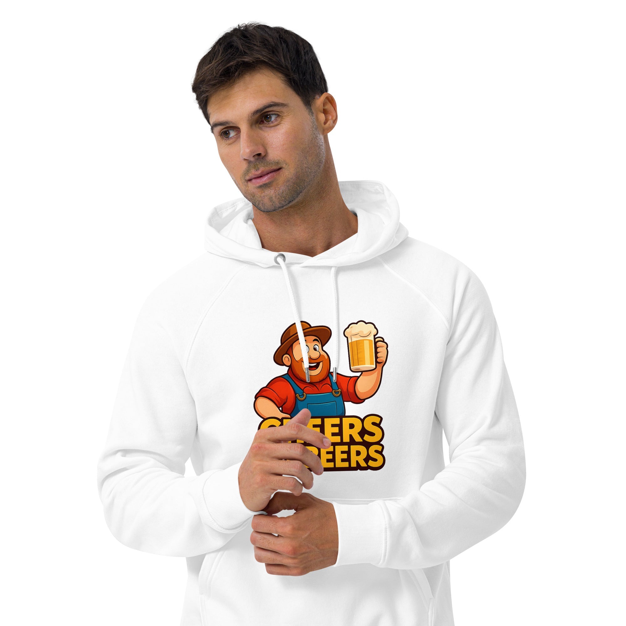 Unisex Eco Raglan Hoodie | Sustainable Soft Hoodie | Comfortable Layering