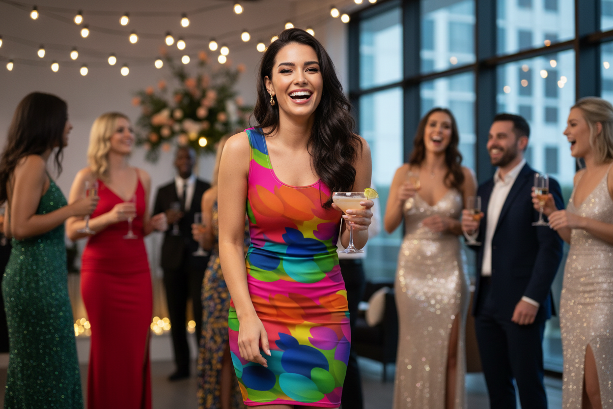 Bodycon Dress - Flattering Figure-Hugging Women's Dress