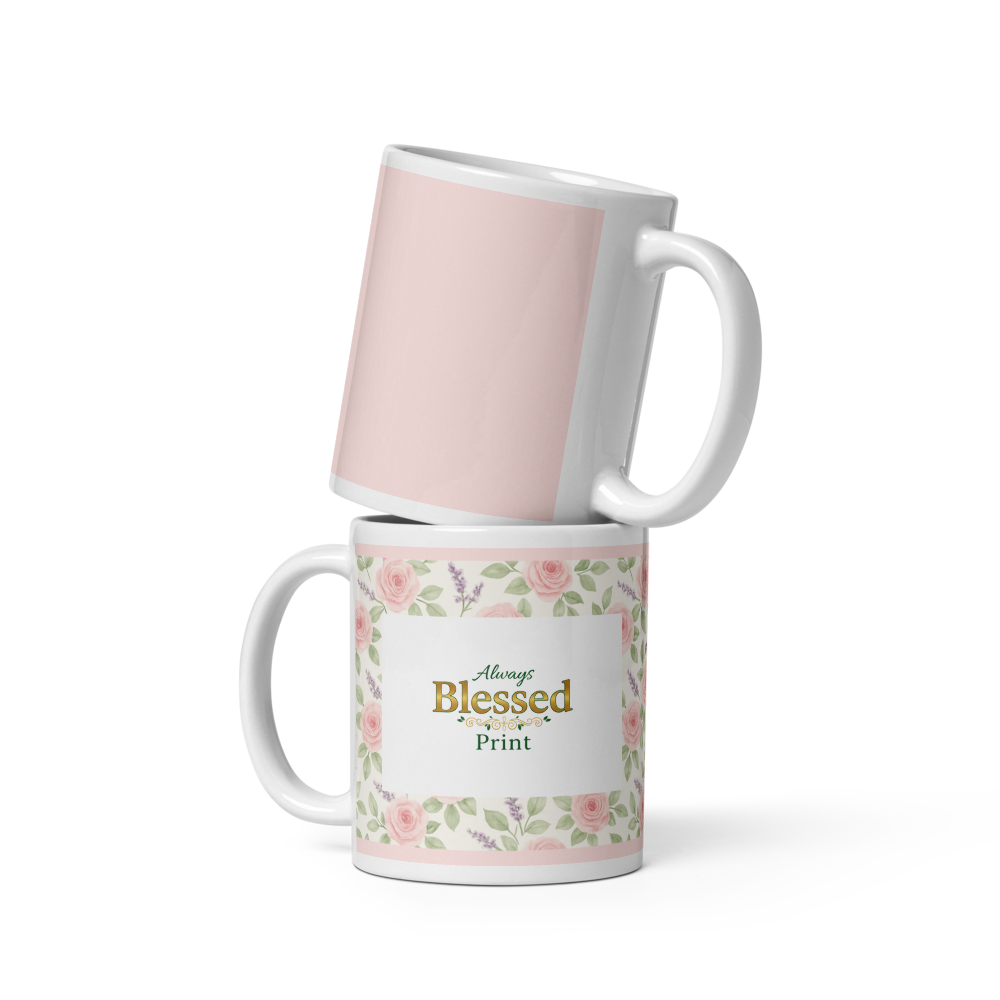 White Glossy Ceramic Mug | 11oz 15oz 20oz | Dishwasher & Microwave Safe
