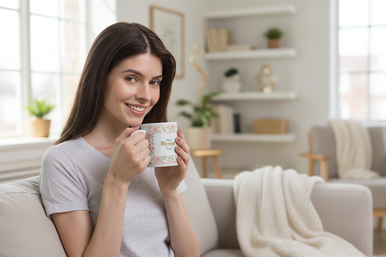 White Glossy Ceramic Mug | 11oz 15oz 20oz | Dishwasher & Microwave Safe