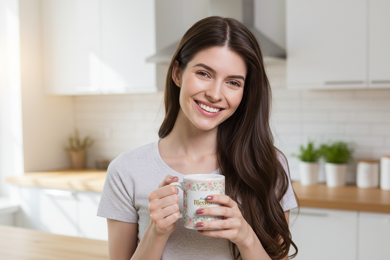 White Glossy Ceramic Mug | 11oz 15oz 20oz | Dishwasher & Microwave Safe