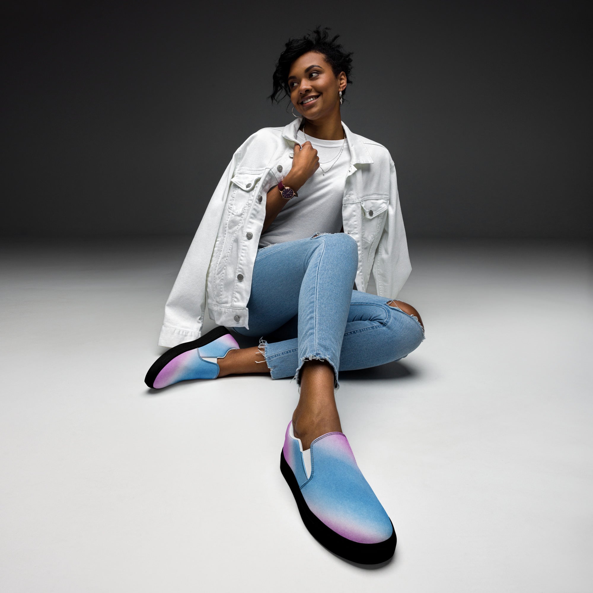 Women's Slip-On Canvas Shoes - Comfortable Casual Sneakers