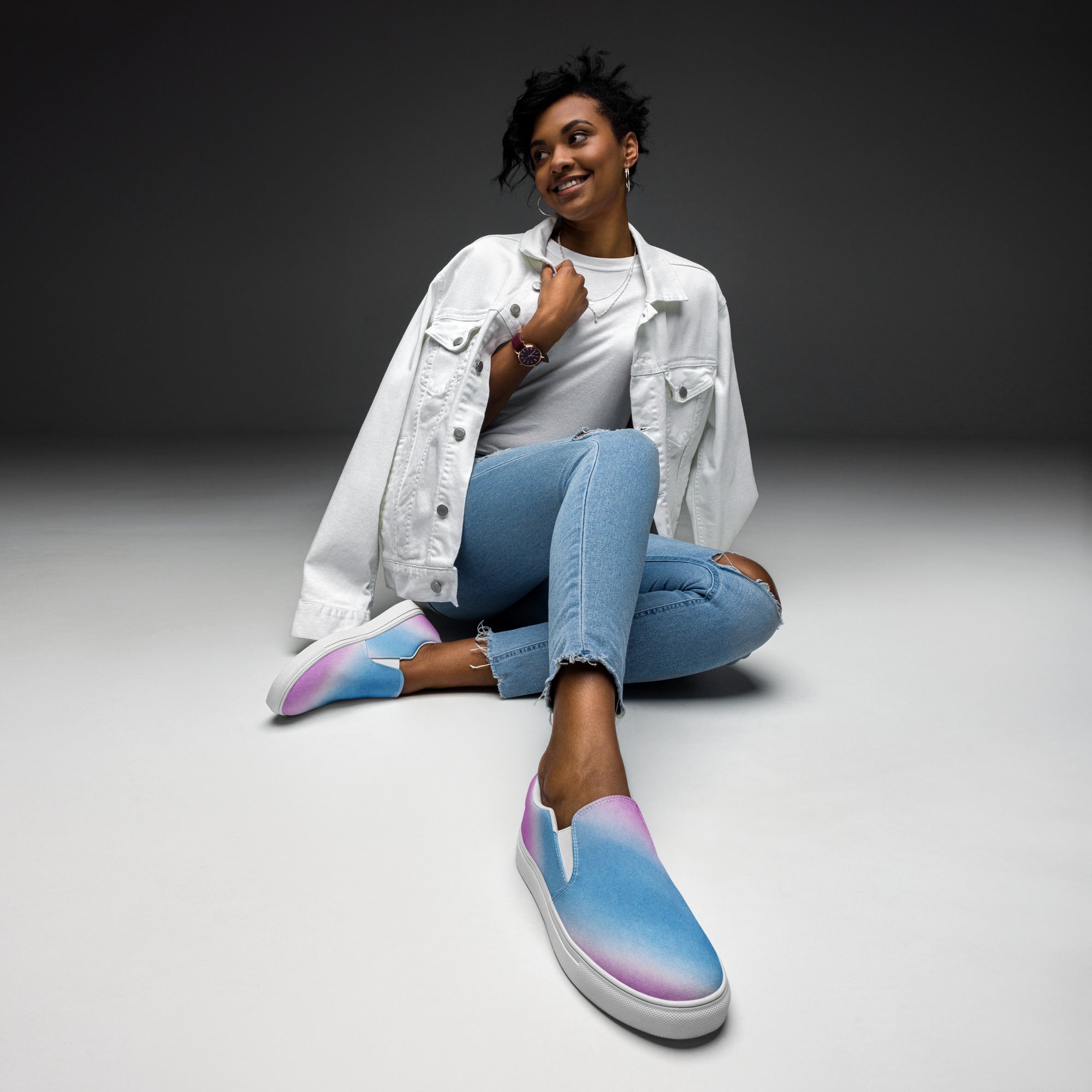 Women's Slip-On Canvas Shoes - Comfortable Casual Sneakers