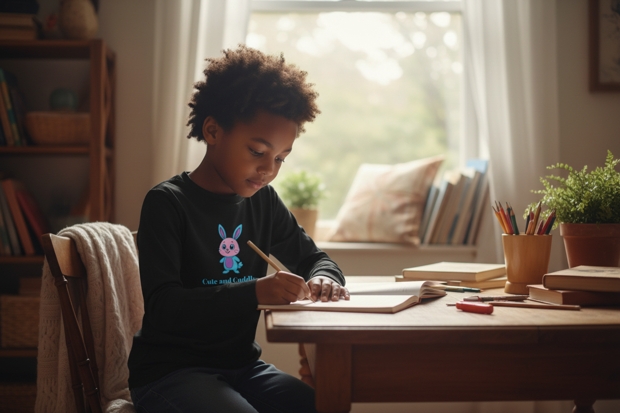 Youth Long Sleeve Tee | Soft Kids Long Sleeve Shirt