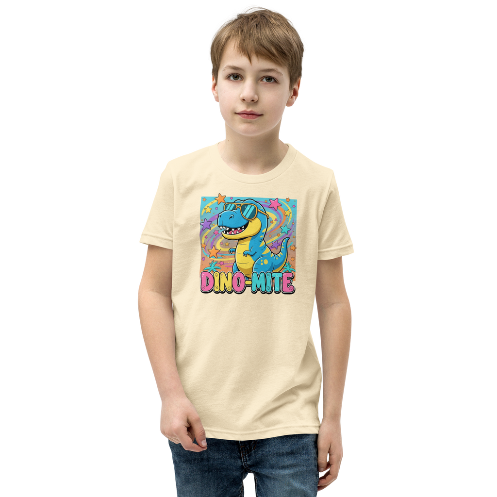 Dino-Mite Kids T-Shirt | Fun Dinosaur Youth Tee